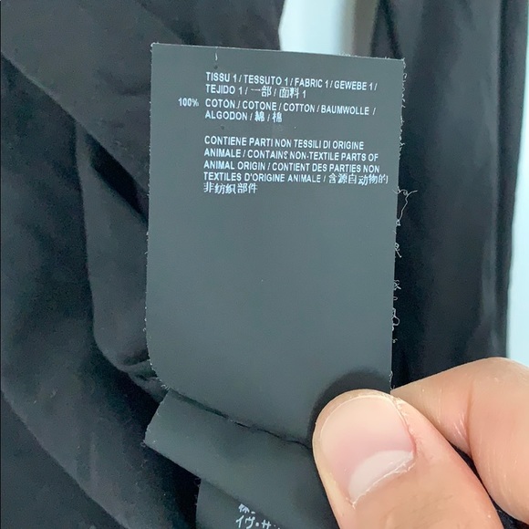 Saint Laurent Women’s Black Button Down Shirt - Picture 7 of 7